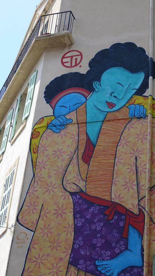 Quartier Des Createurs "La Plaine Cours Julien" Chambre Privee Dans Appartement Menage Frequent Des Parties Commune Marseille Luaran gambar